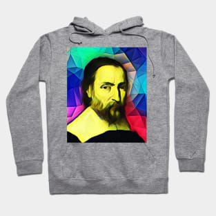 Nicolas Claude Fabri de Peiresc Colourful Portrait | Nicolas Claude Fabri de Peiresc Artwork 7 Hoodie